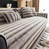 Rabbit Fur Sofa Cushion Autumn And Winter Plush Seat Cushion Light Luxury High-Grade Leather Sofa Cover  New Cover