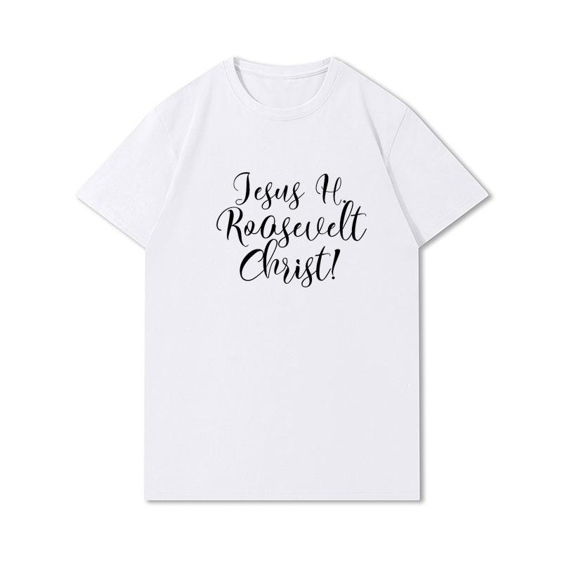 Футболка большого размера «Я люблю Иисуса» Христианская вера Унисекс Повседневные хлопковые топы Персонализированная печать Уличная одежда Подарок для любителей Иисуса Футболка