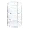 Transparent Rotating Makeup Sponge Powder Puff Storage Box Dustproof Breathable Desktop Organizer Cosmetic Storage Rack