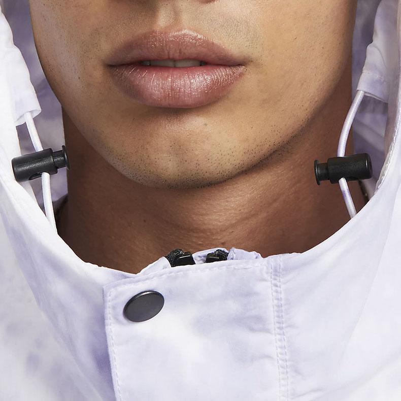 Nike Тканая куртка с капюшоном Sportswear Tech Pack (Азия) Indigo Haze Мужская уличная одежда DX0218-519