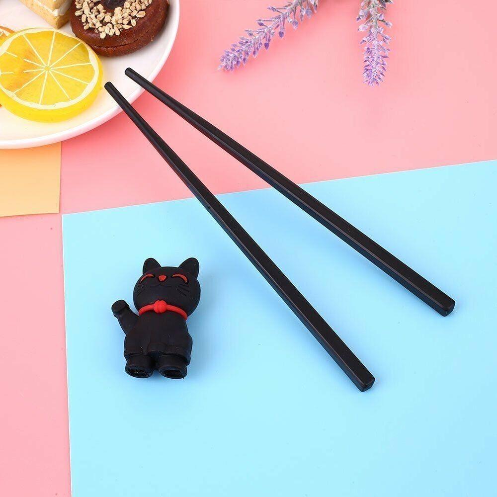 1 Pair Silica Gel Practice Chopsticks Cute Style Cartoon Figurine Chopsticks Home