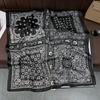 Head Scarf Women Luxury Brand Square Silk Foulard Satin Bandana Summer Soft Neckerchief Hijab Hair Scarves For Ladies