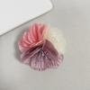 Elegant Summer Flower Brooch & Hairpin: Versatile Fabric Corsage with Light Gauze