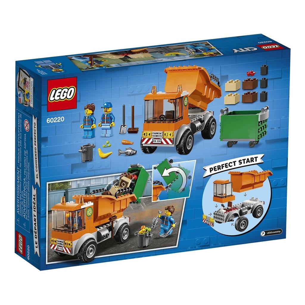 LEGO Городской мусоровоз 60220 игрушечный автомобиль для мальчиков