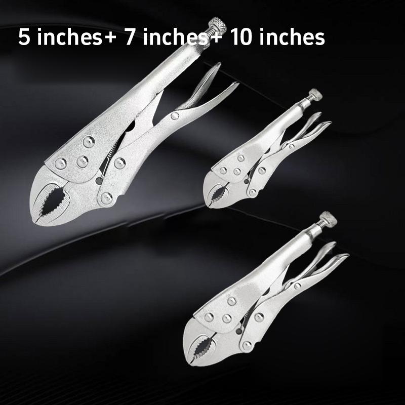 Heavy-Duty Industrial Grade C-Type Locking Pliers Multifunctional Fixed Circular Mouth Force Wrench Powerful Clamping Tool