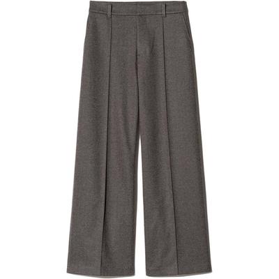 Uniqlo FW26 Флисовые вязаные повседневные брюки со свободной штаниной на естественной талии мужские низ 489395-39