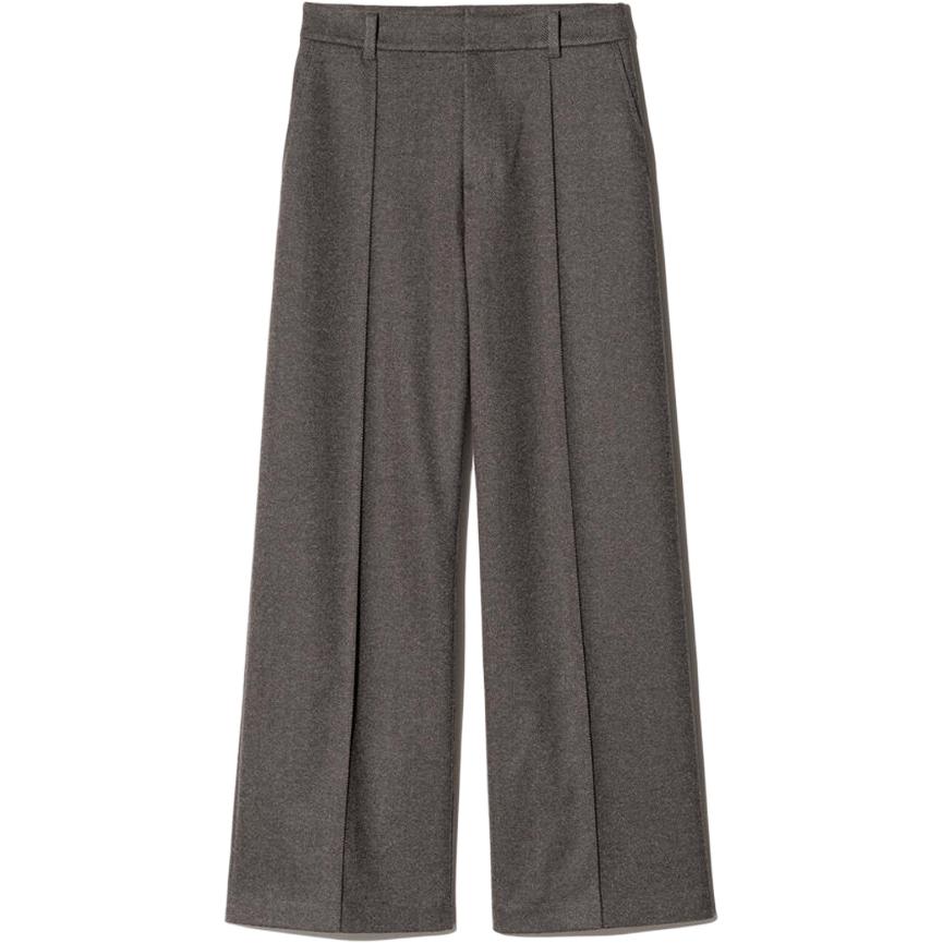 Uniqlo FW26 Флисовые вязаные повседневные брюки со свободной штаниной на естественной талии мужские низ 489395-39