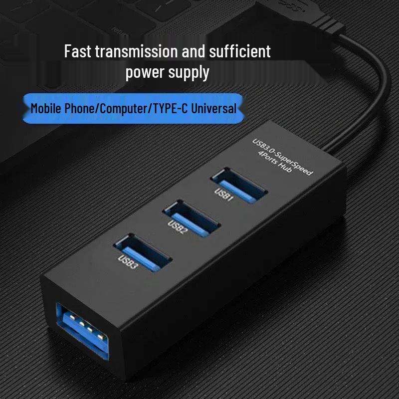 4-портовый USB-хаб-разветвитель для ноутбука/настольного компьютера