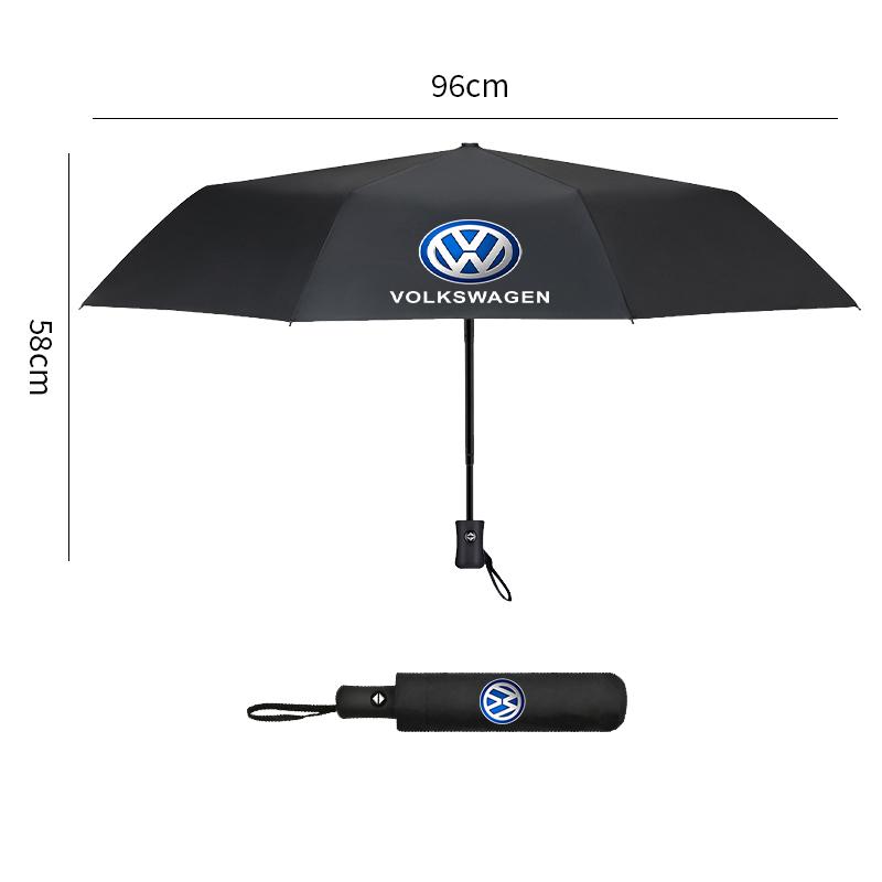 For VOLKSWAGEN VW High-end Car Folding Sunshade Windproof Umbrella For Volkswagen Jetta Tiguan Golf Transporter Passat T5 Polo T zl0