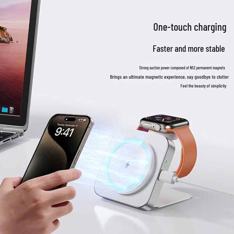 ESCASE 15W MagSafe Foldable Wireless Charger