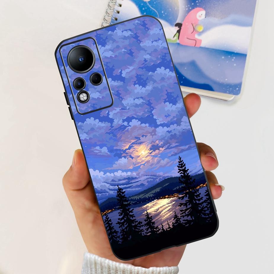Чехол для Infinix Note 11 X663 X663B Милый Модный Расписной Чехол-Крышка Для Infinix Note 12 Note12 Note11 X663C Мягкий ТПУ Fundas Capa