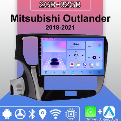 Android Carplay автомобильное радио для Mitsubishi Outlander 2018-2021 мультимедийный проигрыватель головное устройство стерео GPS навигация BT WIFI 2+32 ГБ