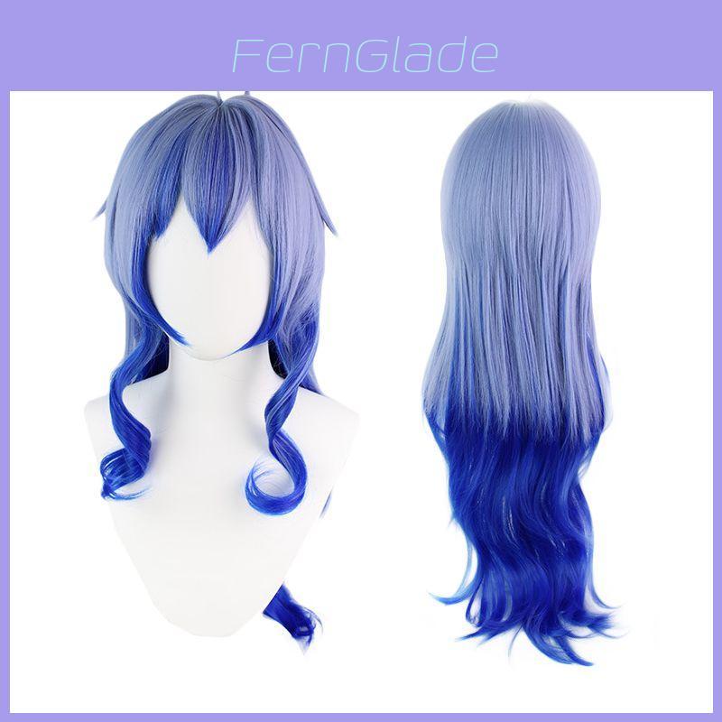 Genshin Impact Ganyu Aqua Blue Gradient Long Wig For Stunning Cosplay Events