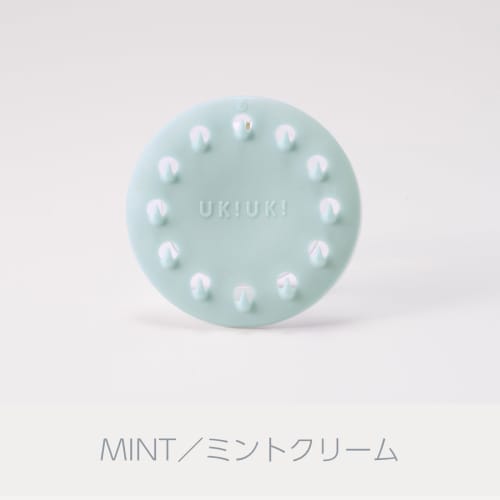 UKIUKI SHU-01S Floating Sponge Holder, Mint Cream, Set of 2, Sponge Rest, Sink, Kitchen Sponge, Bathroom Sponge Rack, Ukiuki