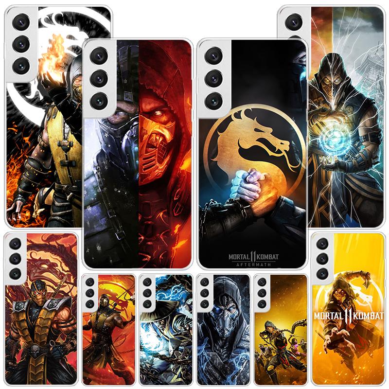Mortal Kombat Phone Case For Samsung Galaxy S24 S25 Edge S26 Ultra S23 S22 S21 Plus S20 FE + Personalized Print Cover Galaxy S24