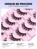 Xiaomi GROINNEYA 3D Faux Mink Lashes Fluffy Soft Wispy Natural long False Eyelashes Curly Lashes Wholesale Lashes
