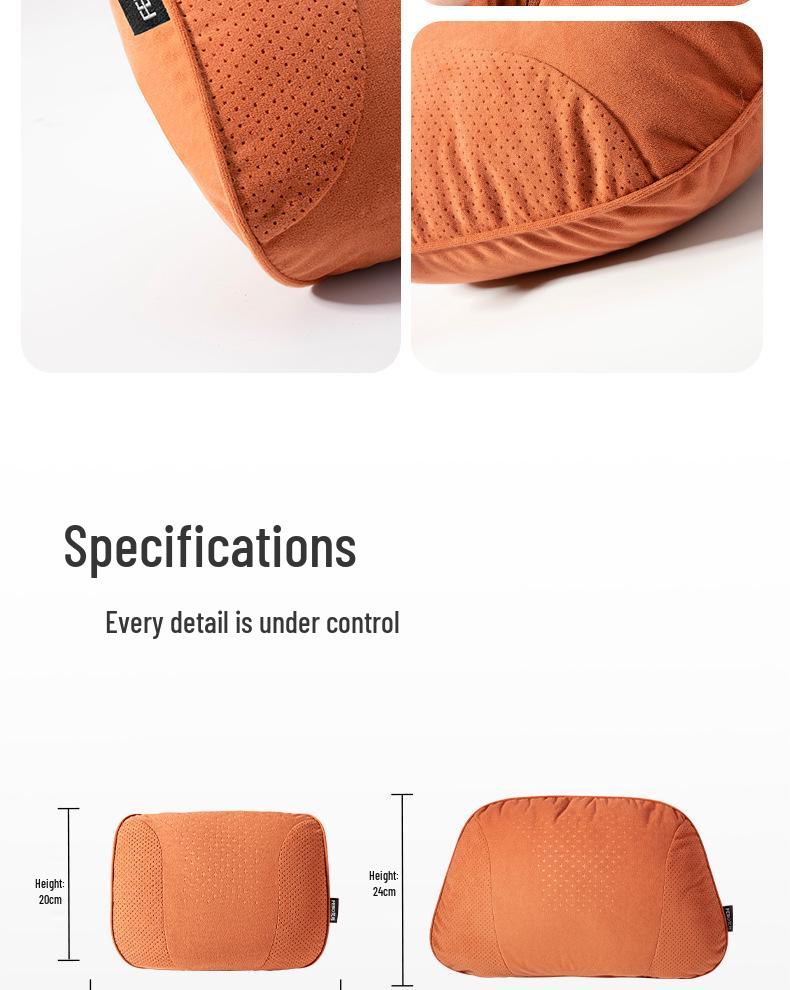 BMW Headrest and Lumbar Support Pillow for 1, 3, 5, 7 Series, X1, X3, X5, X6