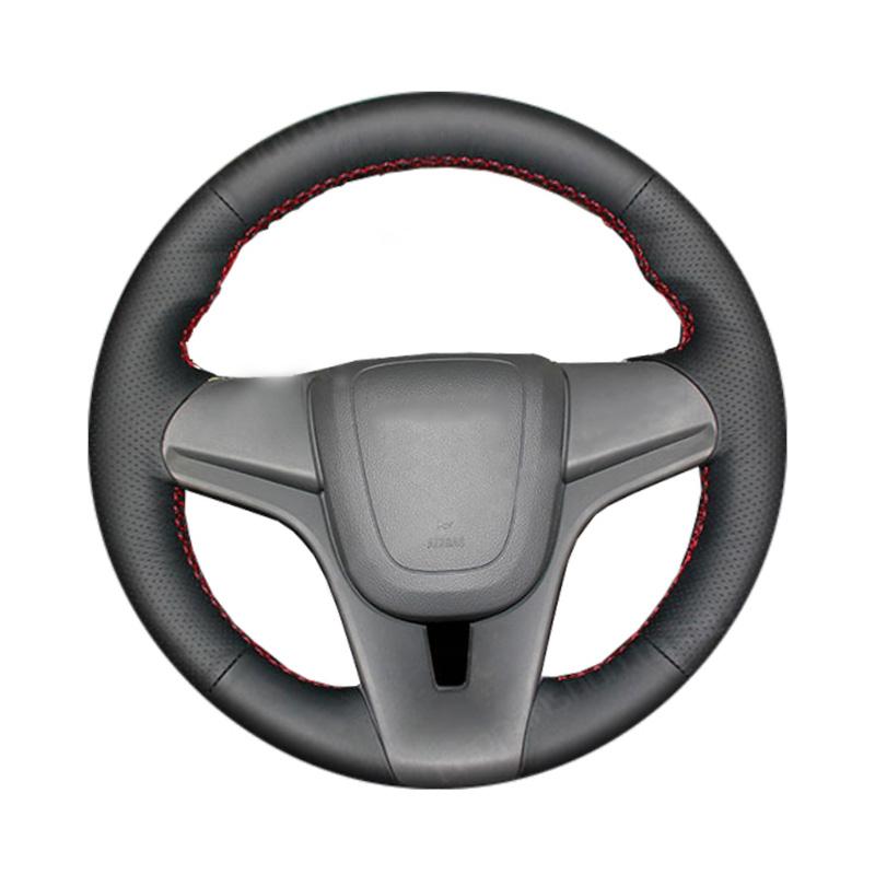 Чехол на руль автомобиля своими руками для Chevrolet Cruze Aveo Orlando Holden Ravon R4 Trax Tracker, оплетка для рулевого управления