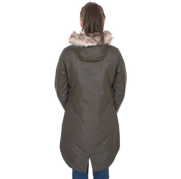 Куртка женская Trespass Clea Padded Waterproof Coat коричневый/зеленый