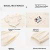 Miiow 100% Cotton Autumn Winter Long Sleeve Cardigan Cute Cartoon Loose Pajama Set
