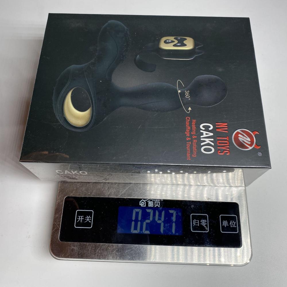 Мужской массажер простаты с вращением, беспроводной дистанционный нагрев, анальная пробка, вибратор