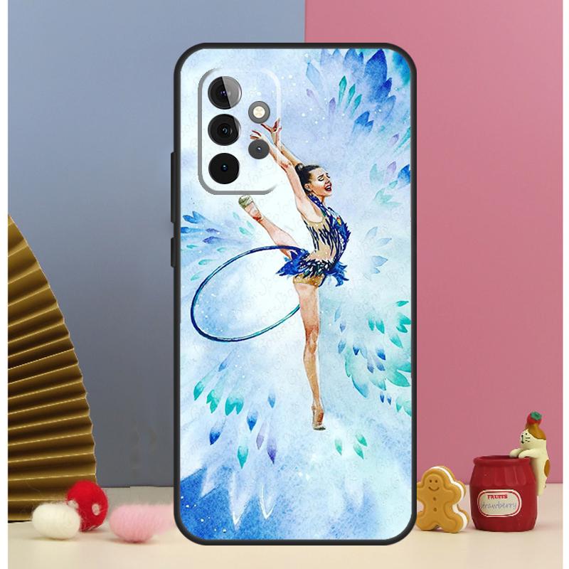 Масляная живопись Гимнастика Чехол для телефона для Samsung Galaxy A12 A32 A52 A14 A24 A34 A54 A53 A33 A13 A15 A25 A71 A51