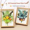 Mother’s Day DIY Photo Frame with Preserved Dried Flowers - Children's Handmade Gift Kit