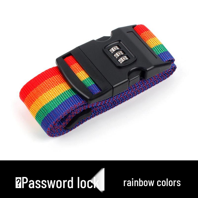 - Крестообразный упаковочный ремень для укрепления багажа с кодовым замком