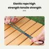 Сверхпрочный ремень Прочная эластичная веревка Легкий Портативный Широко используемый Многофункциональный эластичный шнур Кемпинг