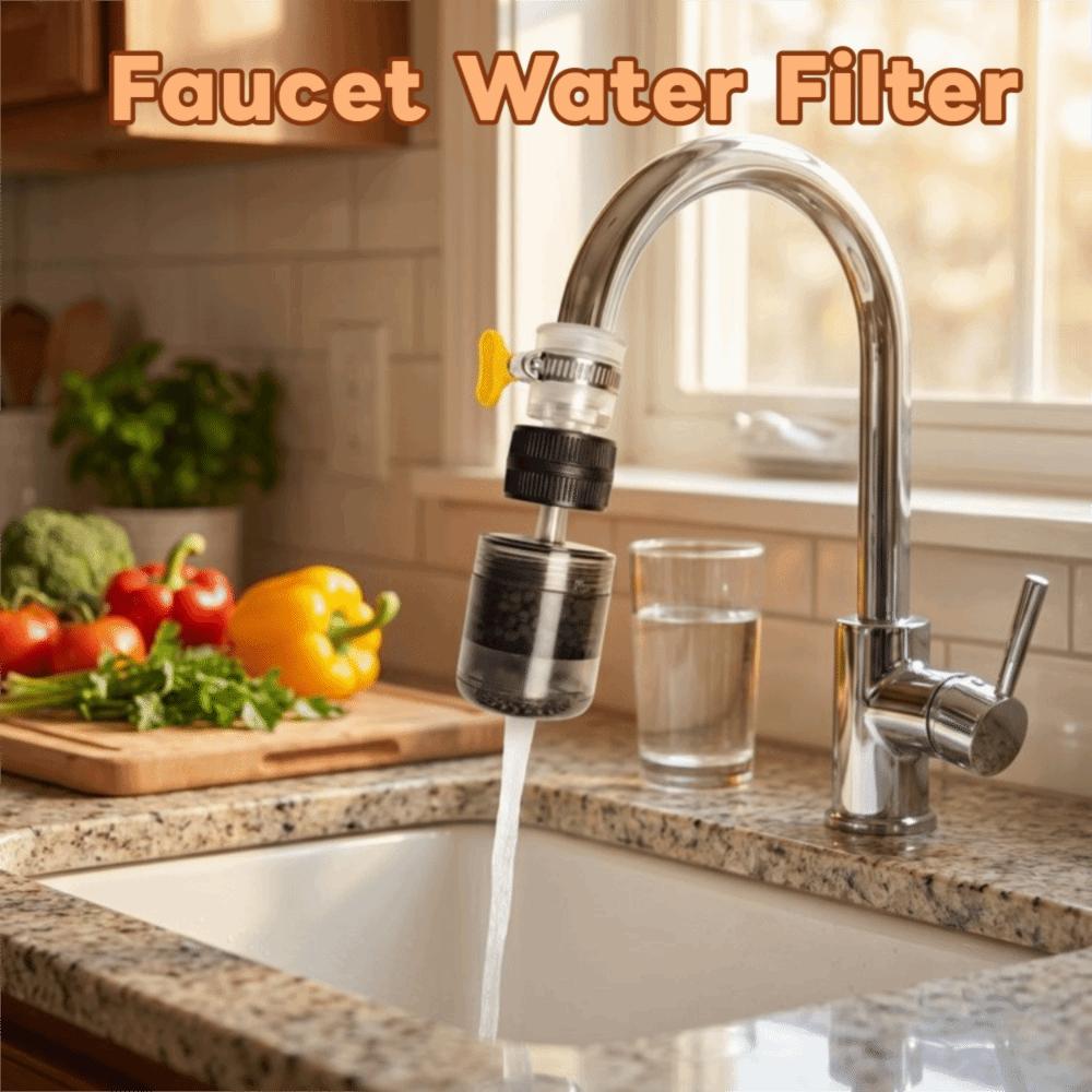 Anti-Splash Kitchen Tap Filter Nozzle Kitchen Faucet Water Purifier Washing Vegetable Fruit