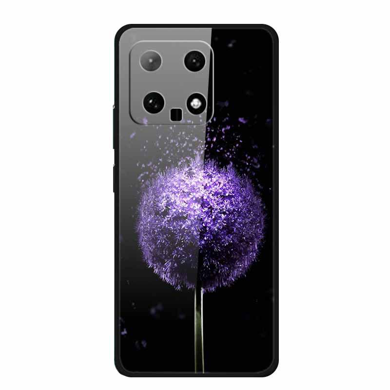Чехол для телефона Xiaomi 14: Дизайн с разноцветными бабочками, Закаленное стекло, Креативный стиль, Хит продаж