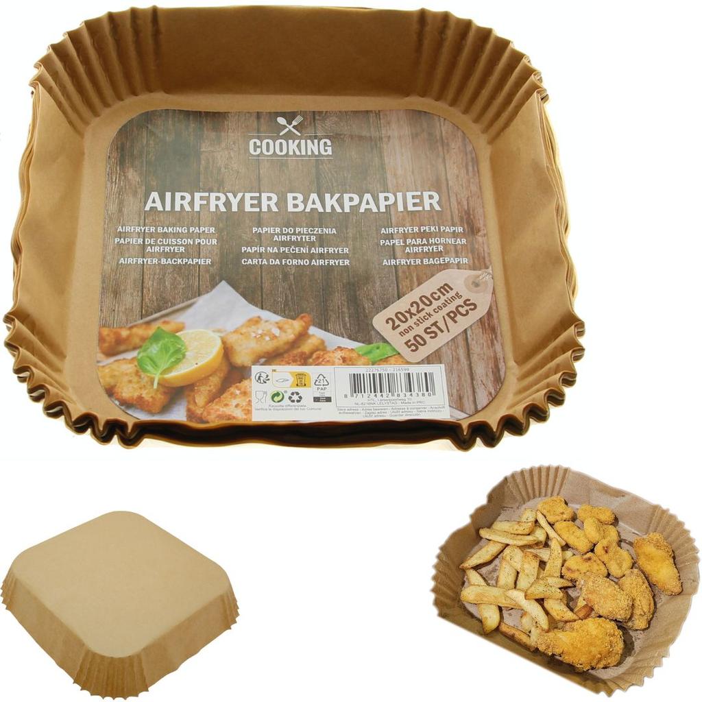 Baking Insert For Fat-Free Fryer Paper Form 50 Pcs