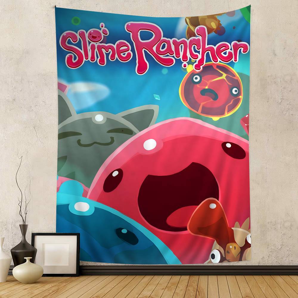 Game SSlime Rancher Tapestry Wall Hanging Cheap Hippie Wall Hanging Bohemian Wall Tapestries Mandala Wall Hanging Sheets