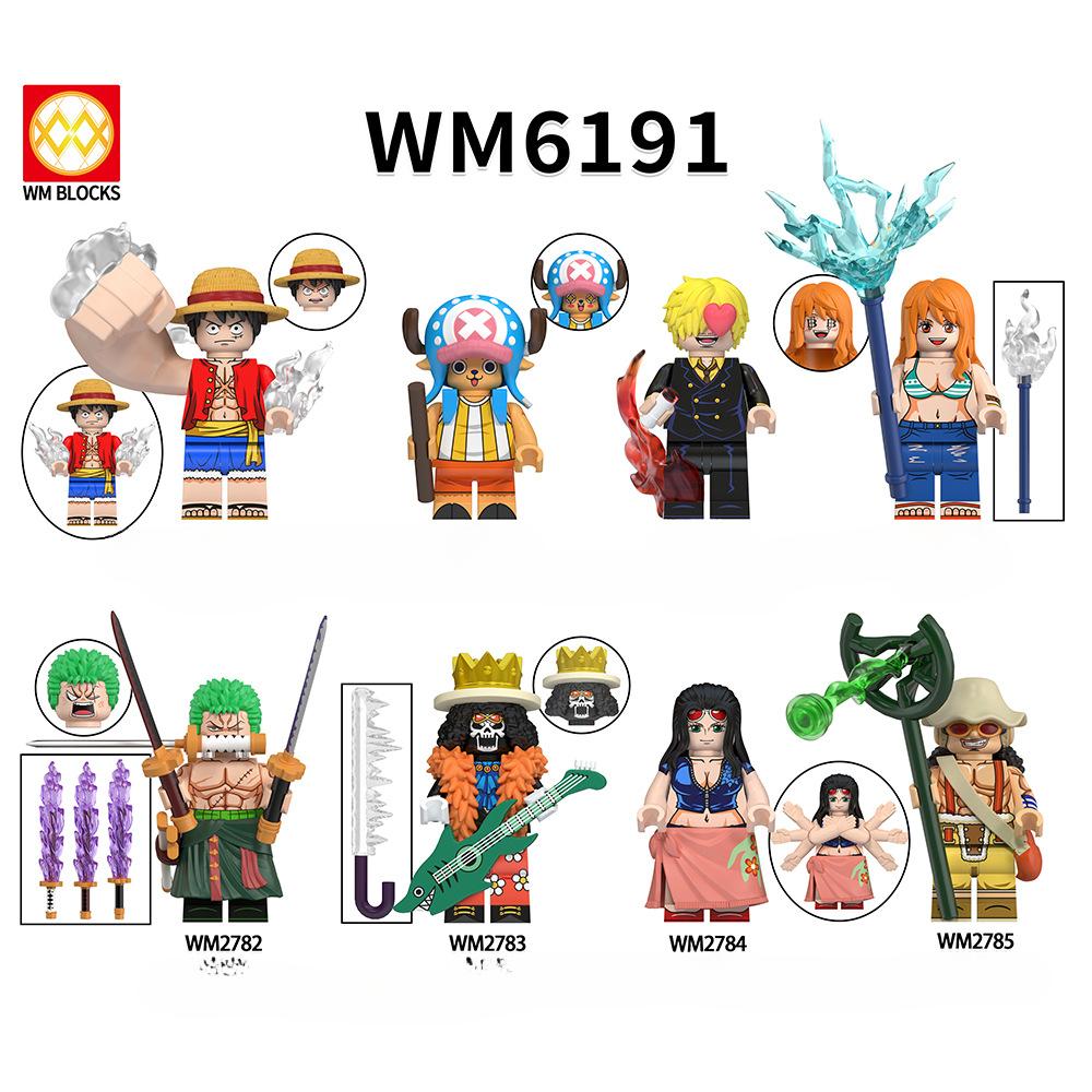 Аниме Мини Фигурки Строительные Блоки Развивающие Детские Игрушки для Рождественских Подарков WM6191