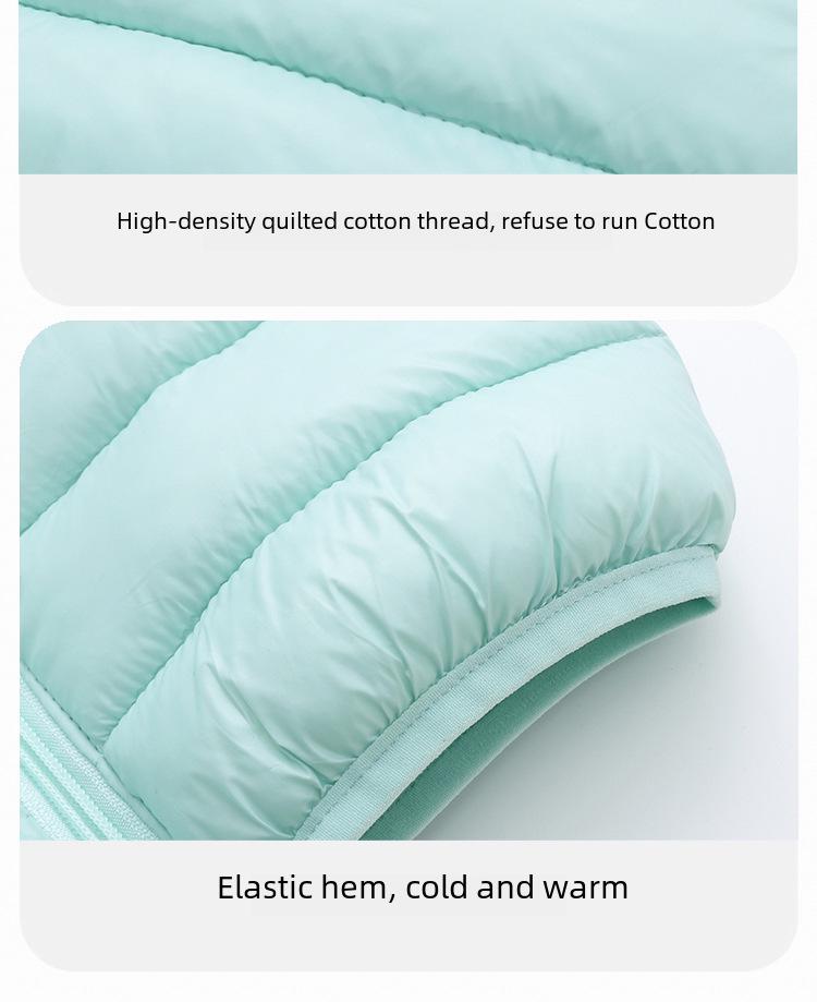 2023 Новый Детский Хлопковый Легкий Костюм: Модное детское пальто осень/зима