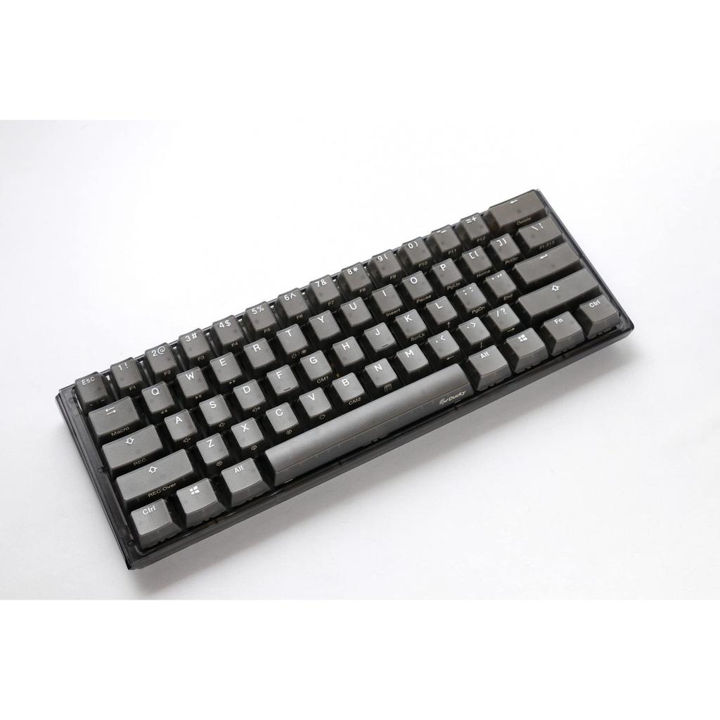 Ducky One 3 Mini Aura Clear Black 60% Игровая механическая клавиатура с возможностью горячей замены, RGB, с линейными переключателями Kailh Jellyfish