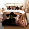 W-Wicked Movie Witch Bedding Set Duvet Cover Set King Queen Twin Double Size Comforter Cover Set For Home Decor With Pillowcase