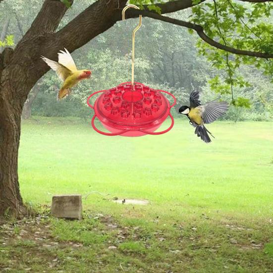 Кормушка для птиц Дизайн в форме цветка Кормушка для колибри Всепогодная поилка Интегрированный цветок