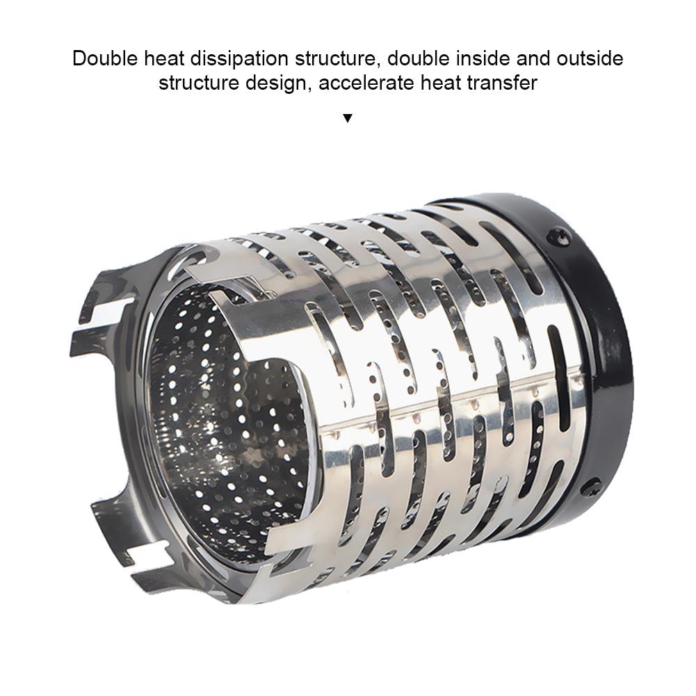 1 шт., чехол для обогрева из нержавеющей стали для кемпинга на открытом воздухе, портативная плита с ручкой, защищающей от ожогов