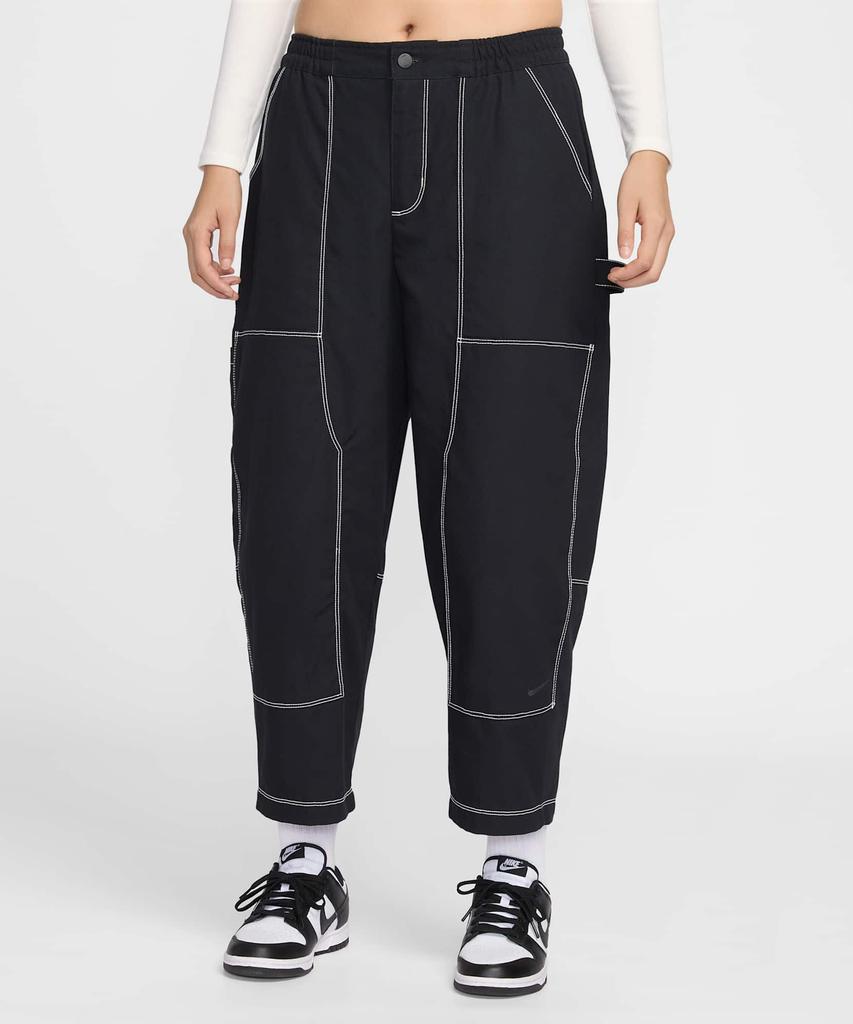 NIKE Sportswear Loose Low-Rise Carpenter Pants W - Black:Black Oxidized / If0312-010