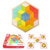 Classic World 3D Puzzle, Shape Puzzle, Geometry, Tangram, Wooden Blocks, Montessori, Observation Skills Development, Exam Preparation, Math, Girls