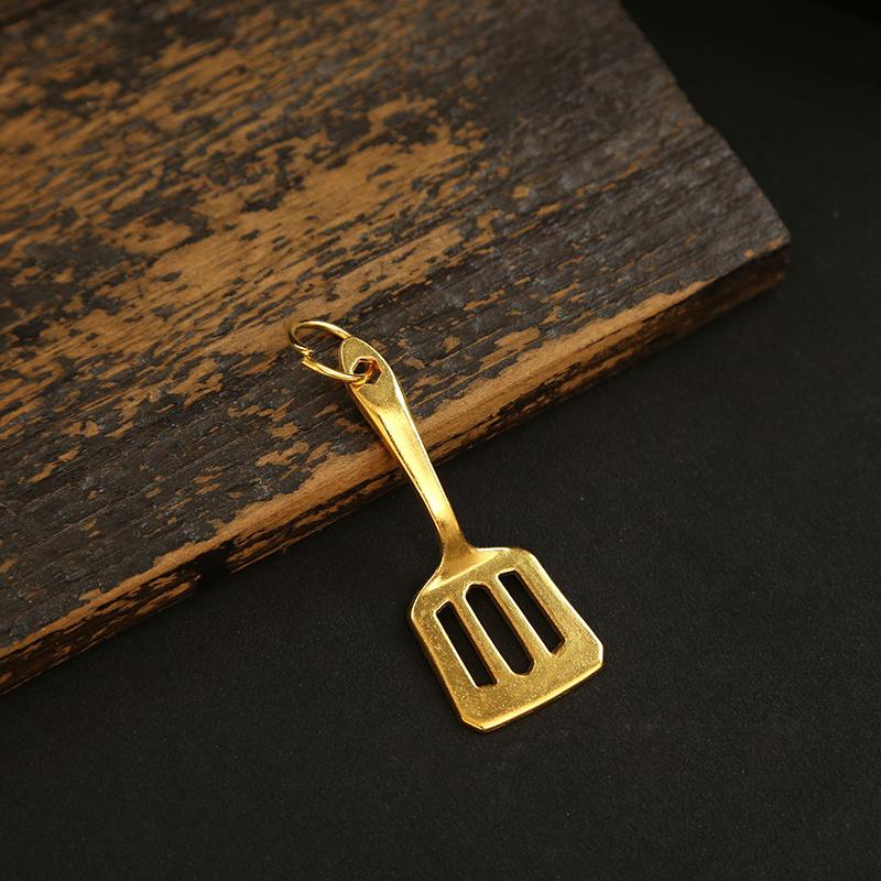 Mini Golden Shovel Golden Pot Keychain Game Peripheral Teamfight Tactics Key Chain Creative Toy Bag Car Key Holder Pendant