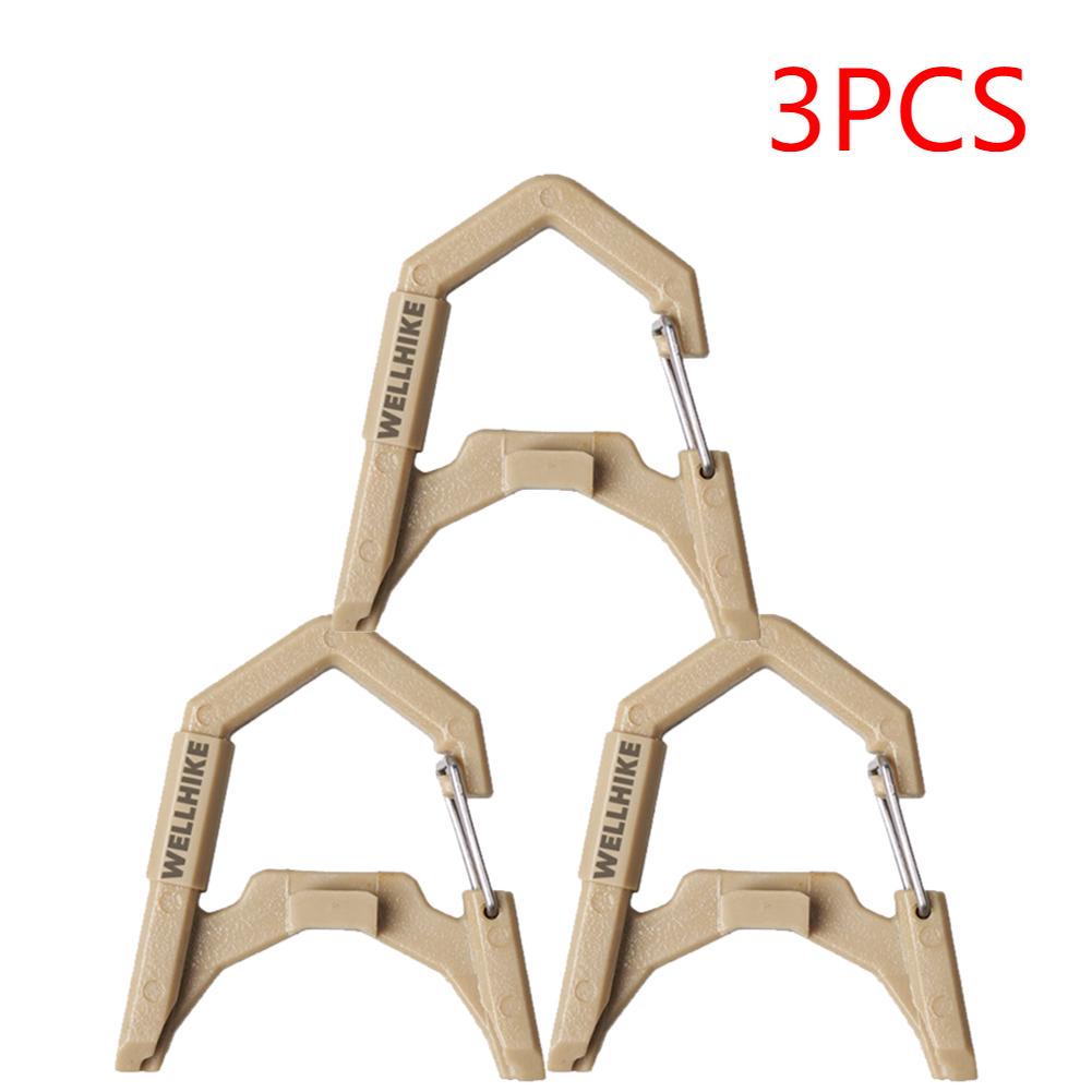 3-1PCS Keychains Tool Clips Tent Lamp Hanging Hook GZ Lamp Carabiner Camping Lantern Hanging Buckle for Outdoor Camping Fishing