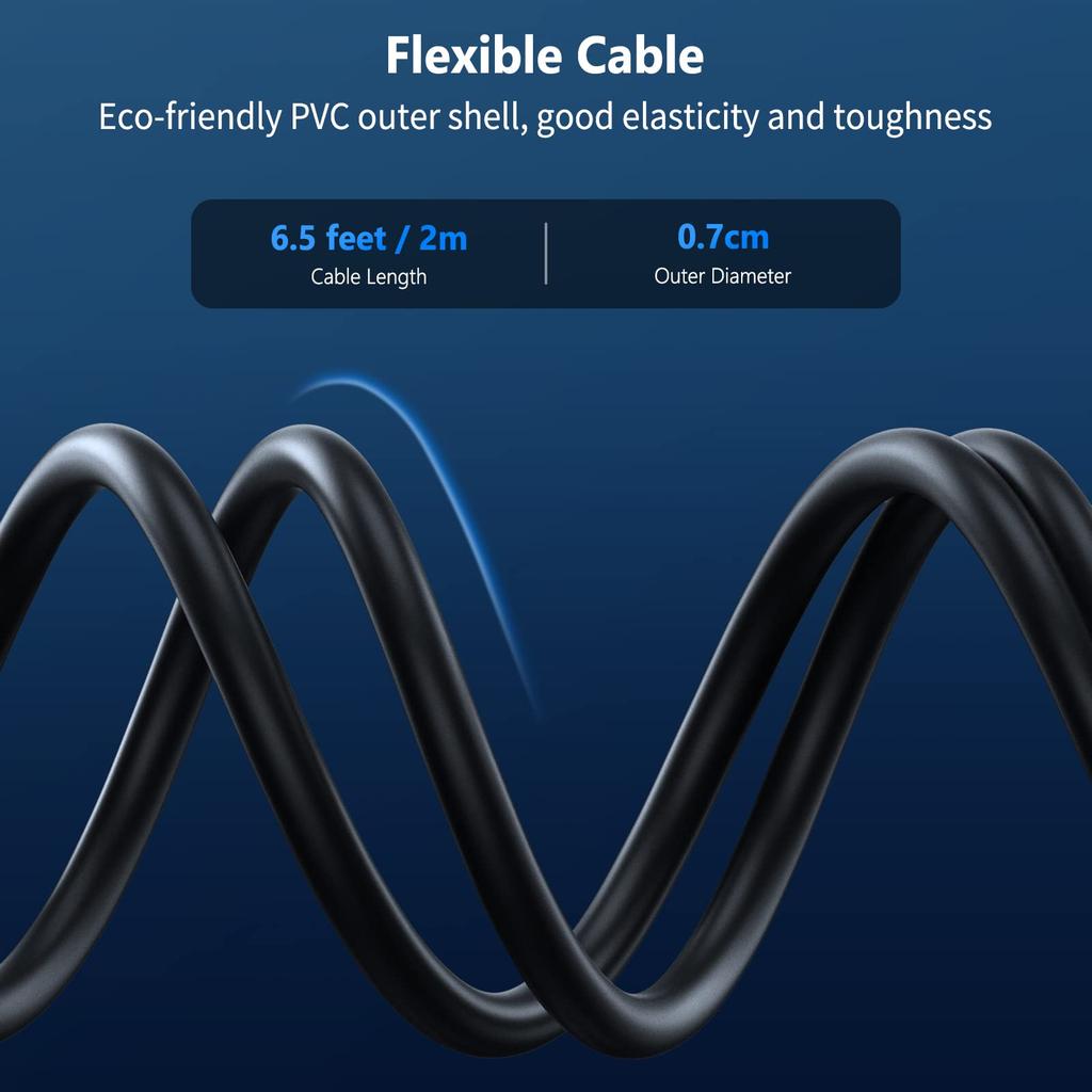 Neewer XLR Stage Light Cable Signal XLR Male to Female Connection for Moving Par and Spotlights with XLR Input 10-Pack 6.5ft/2m Wire, 3-Pin