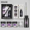 Acrylic Powder Tool Set Dipping Carve Crystal Powder Poly Nail Gel For Nail Extension Builder Manicure Set Acrylic N