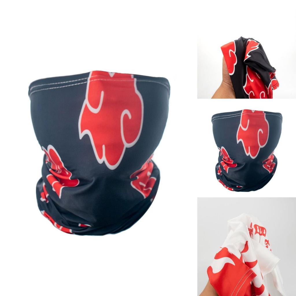 Стильная маска Наруто Какаши Акацуки Красное облако Качественная повязка на голову для косплея для вечеринок