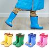 1 Pair Cute Rain Boots Adorable Appearance Excellent Water-resistant Cartoon 3D Pattern Print Rain Boots