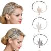 Elastic Elegant Diamond Headdress Pearl Headband Dress Accessories Gatsby Flapper Bridal Headpiece