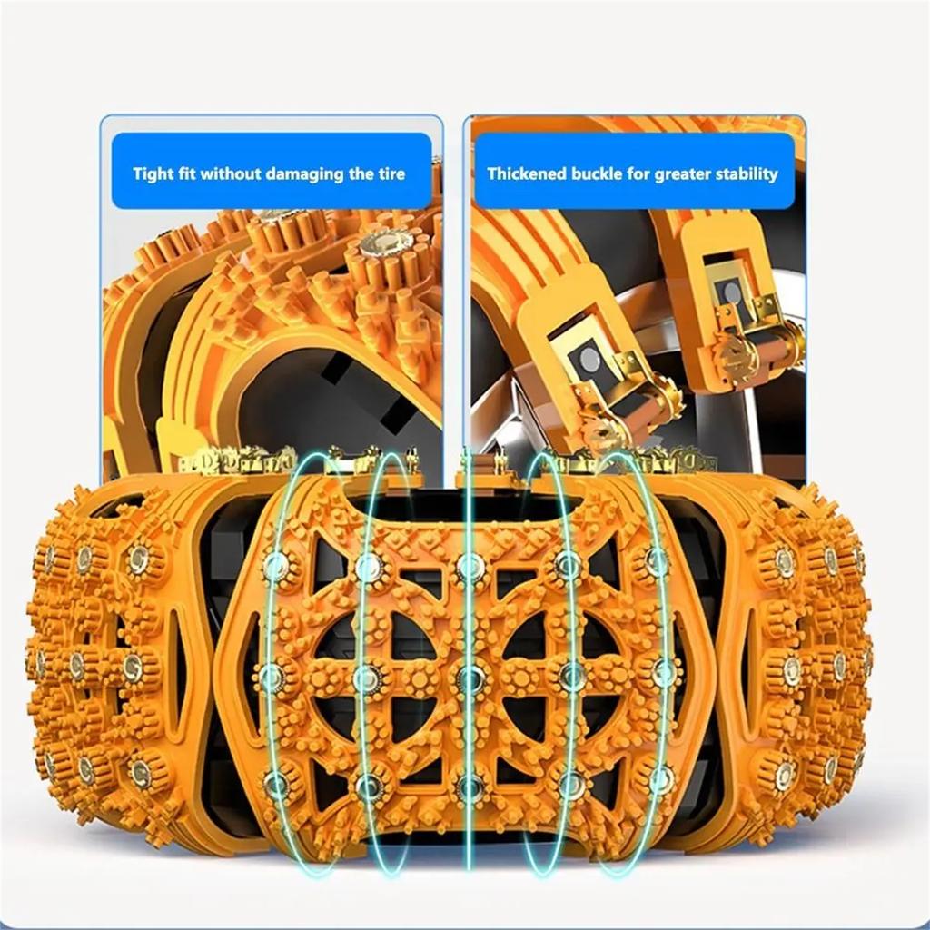 1 шт. Резиновые автомобильные цепи противоскольжения для снега, Безопасность на дороге, Цепи на автомобильные шины, Зимние уличные аварийные аксессуары, Цепи на автомобильные колеса