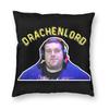 Плакат Drachenlord Schanzenfest 9.8. Ткань для печати наволочек Декоративные чехлы на подушки Чехол для подушки Квадратный 18'' для дивана